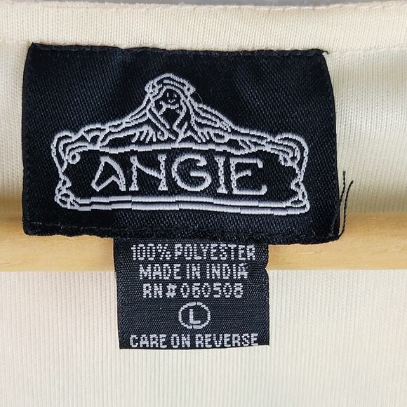 Whimsical L Midi Sun Dress Fairycore Romantic Colorful Floral Ruffle Sleeveless - Picture 8 of 10